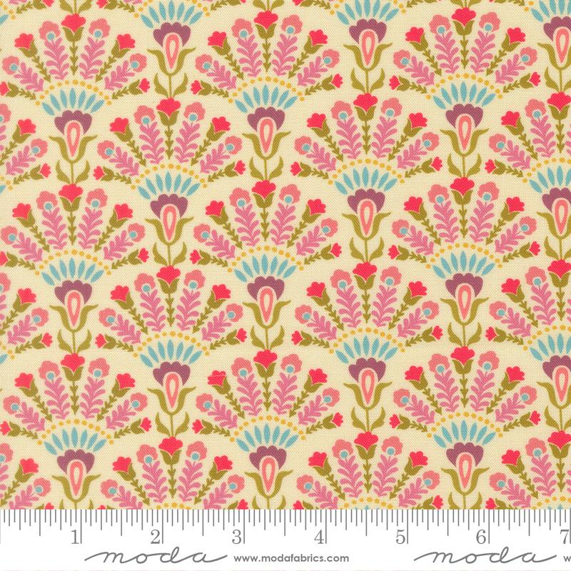 Sitara Opaline Cream by Crystal Manning for Moda