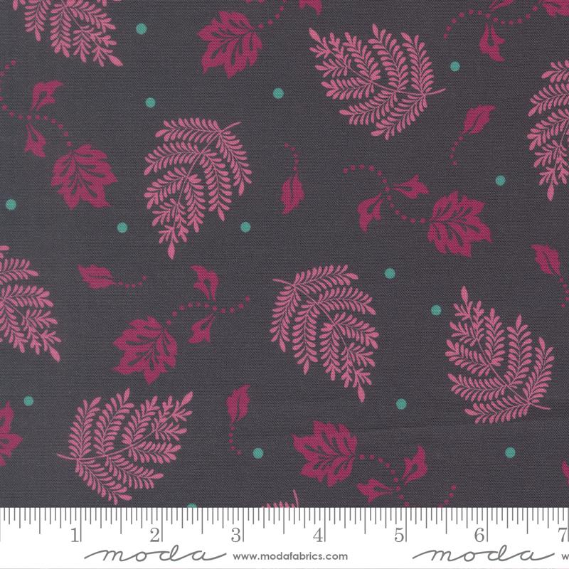 Sitara Paisley Leaf Midnight by Crystal Manning for Moda