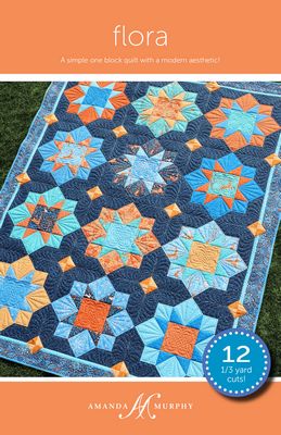 Flora quilt pattern cover