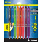 Pilot FriXion Clicker Erasable Gel Pens, Assorted 8-Pack, item 19942