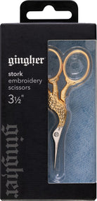 Gingher Stork Embroidery Scissors 3.5 inch