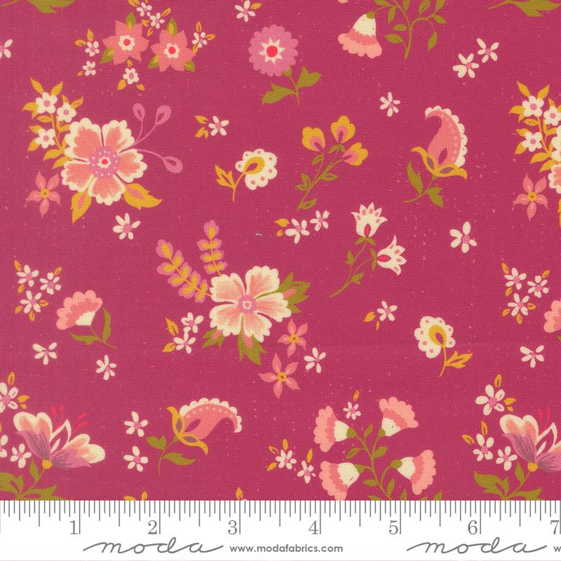 Sitara Davina Pomegranate by Crystal Manning for Moda