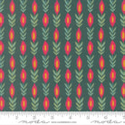 Sitara Vines Dark Teal by Crystal Manning for Moda