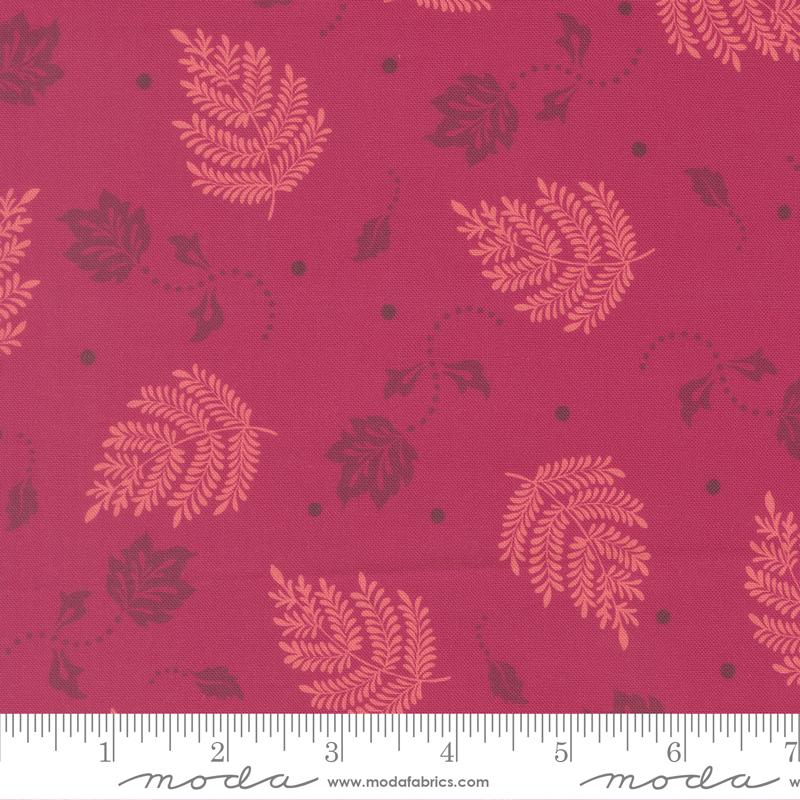 Sitara Paisley Leaf Pomegranate by Crystal Manning for Moda