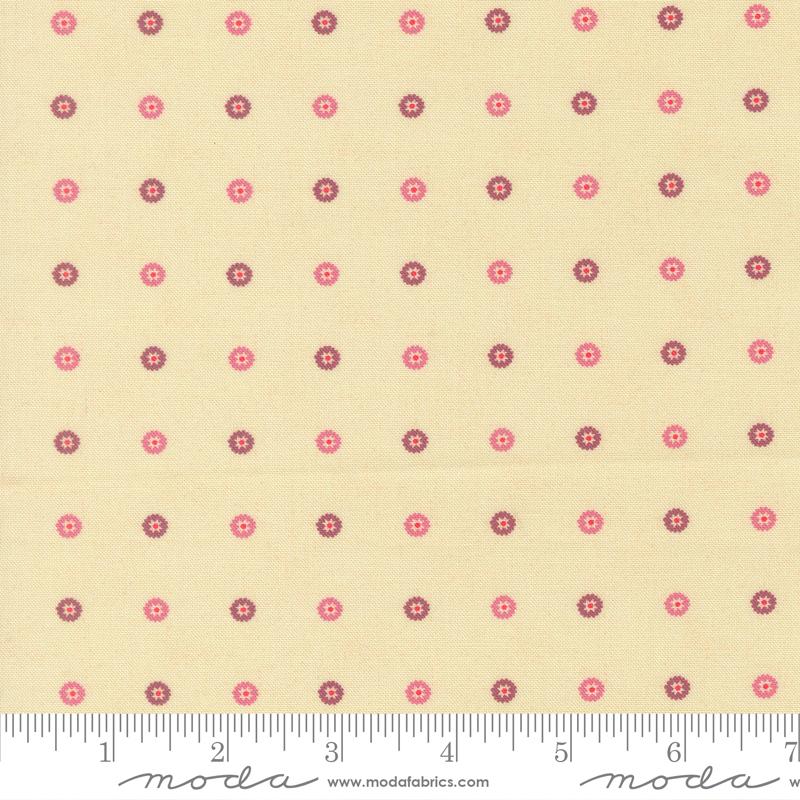Sitara Floret Cream by Crystal Manning for Moda