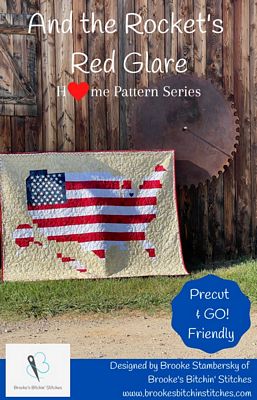 And the Rocket's Red Glare quilt pattern cover