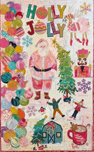 Holly Jolly Collage quilt pattern cover