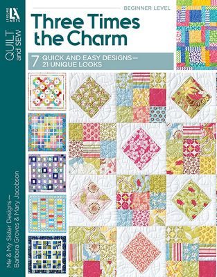 Three Times the Charm Quilt Projects book cover