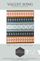 Valley Song quilt pattern cover