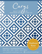 Carys quilt pattern cover