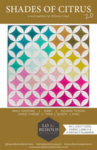 Shades of Citrus 2.0 quilt pattern paper booklet cover