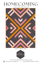 Homecoming quilt pattern paper booklet cover